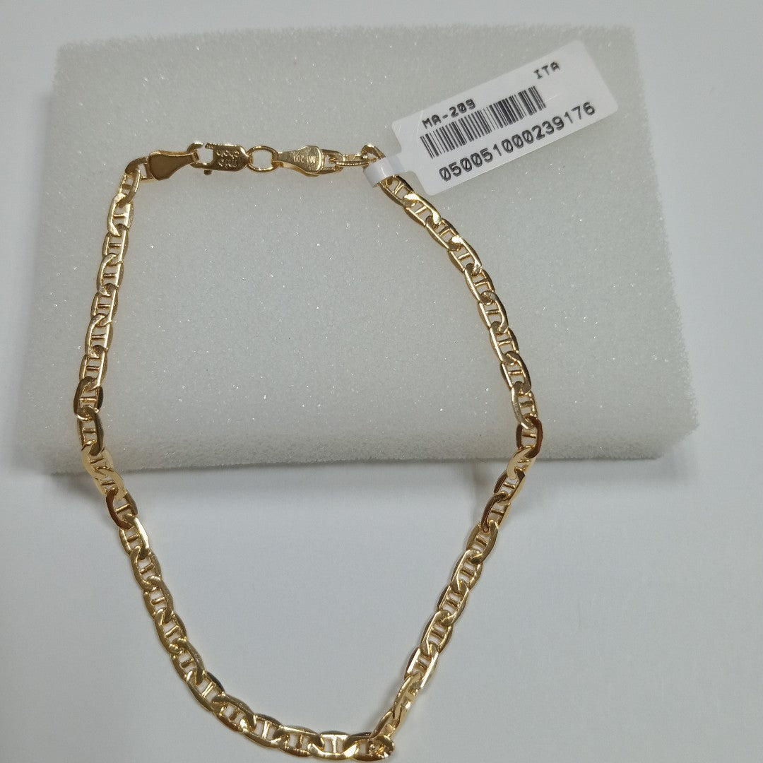 PULSERAS CABALLERO GUCCHI ORO 14K 4.4 (NUEVO)