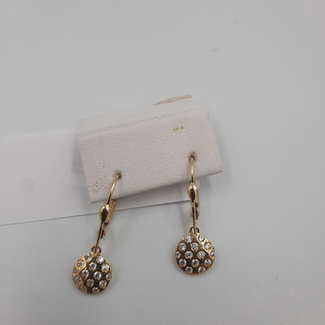 BROQUELES ORO 14K 2.4 (NUEVO)