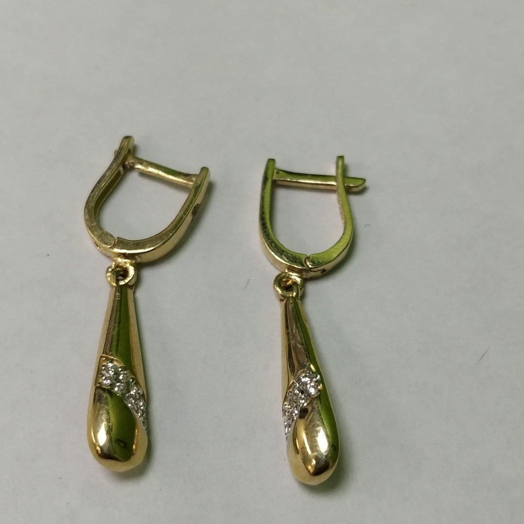 BROQUELES ORO 14K 2.5 (NUEVO)
