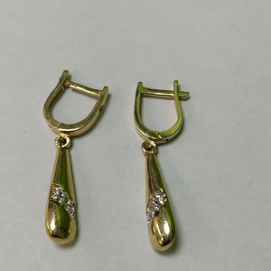 BROQUELES ORO 14K 2.5 (NUEVO)