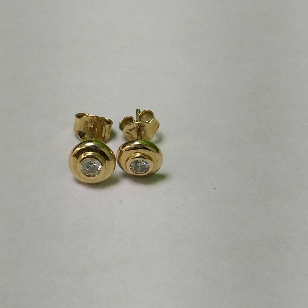 BROQUELES ORO 14K 1.2 (NUEVO)