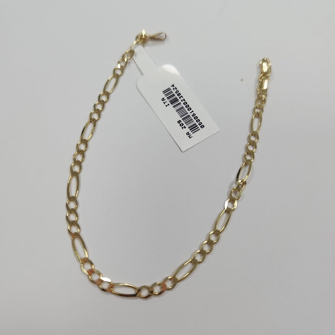 PULSERAS CABALLERO CARTIER 3*1 AMARILLA ORO 14K 2.9 (NUEVO)