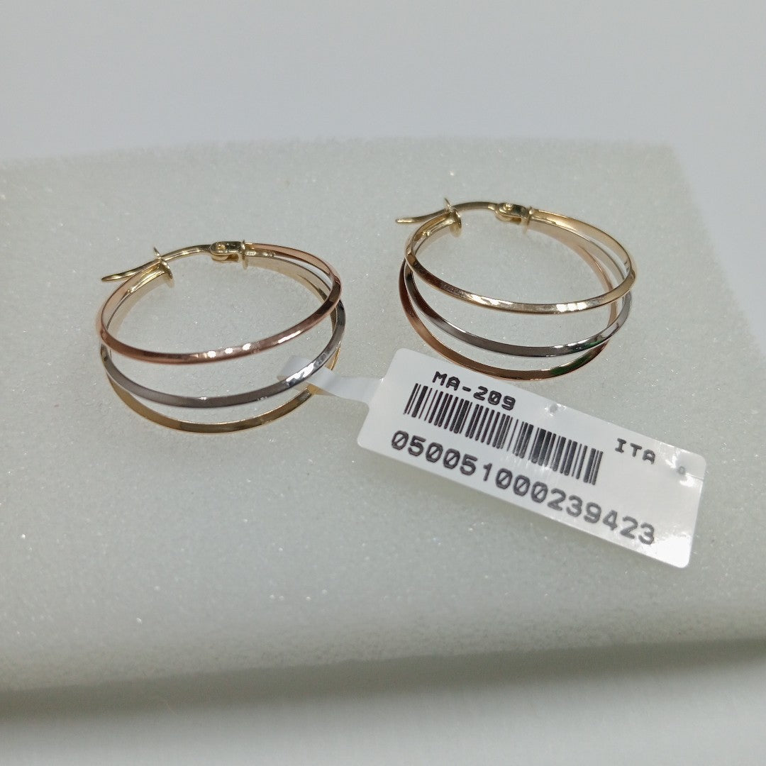ARRACADAS ORO 14K 2.2 (NUEVO)