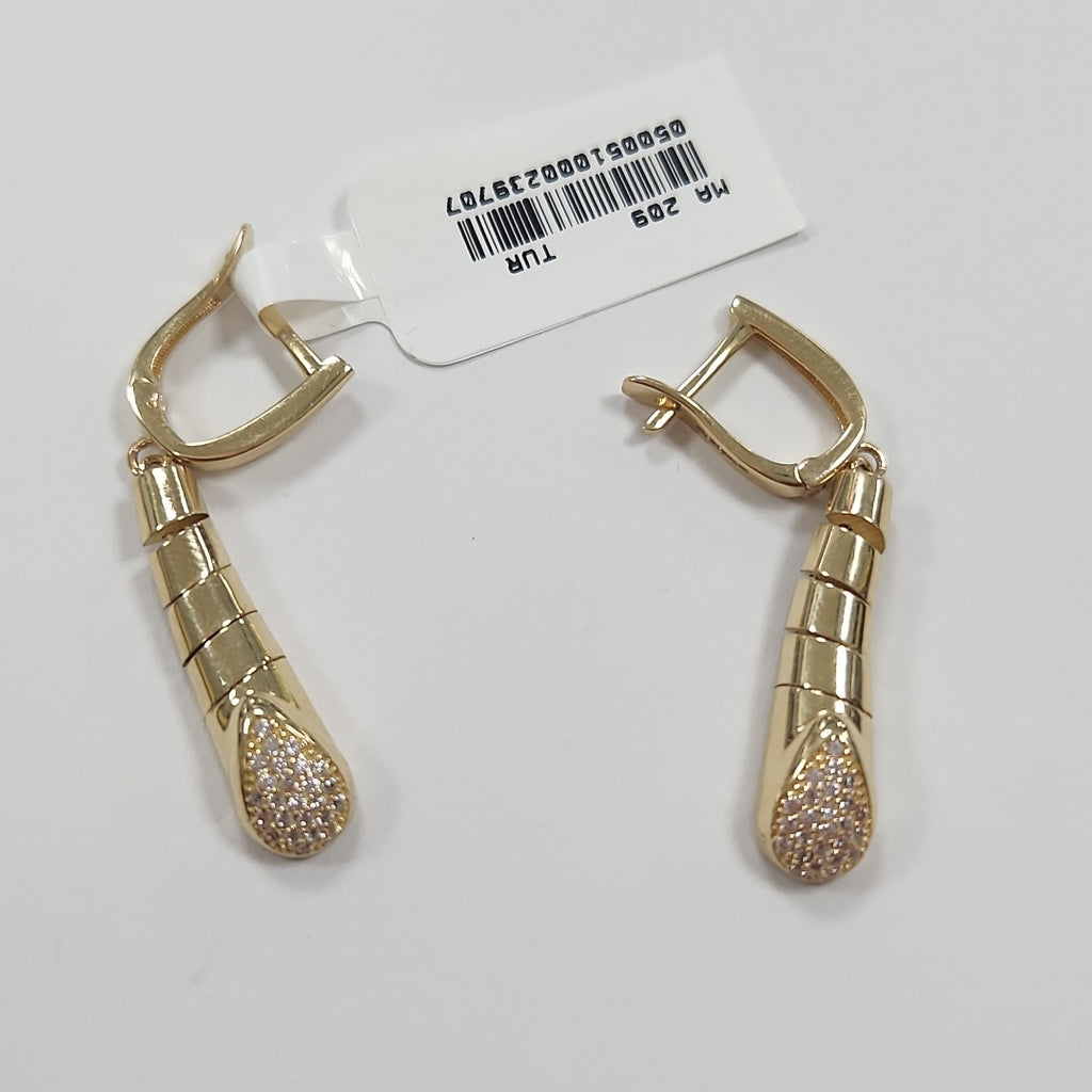 BROQUELES ORO 14K 5.8 (NUEVO)