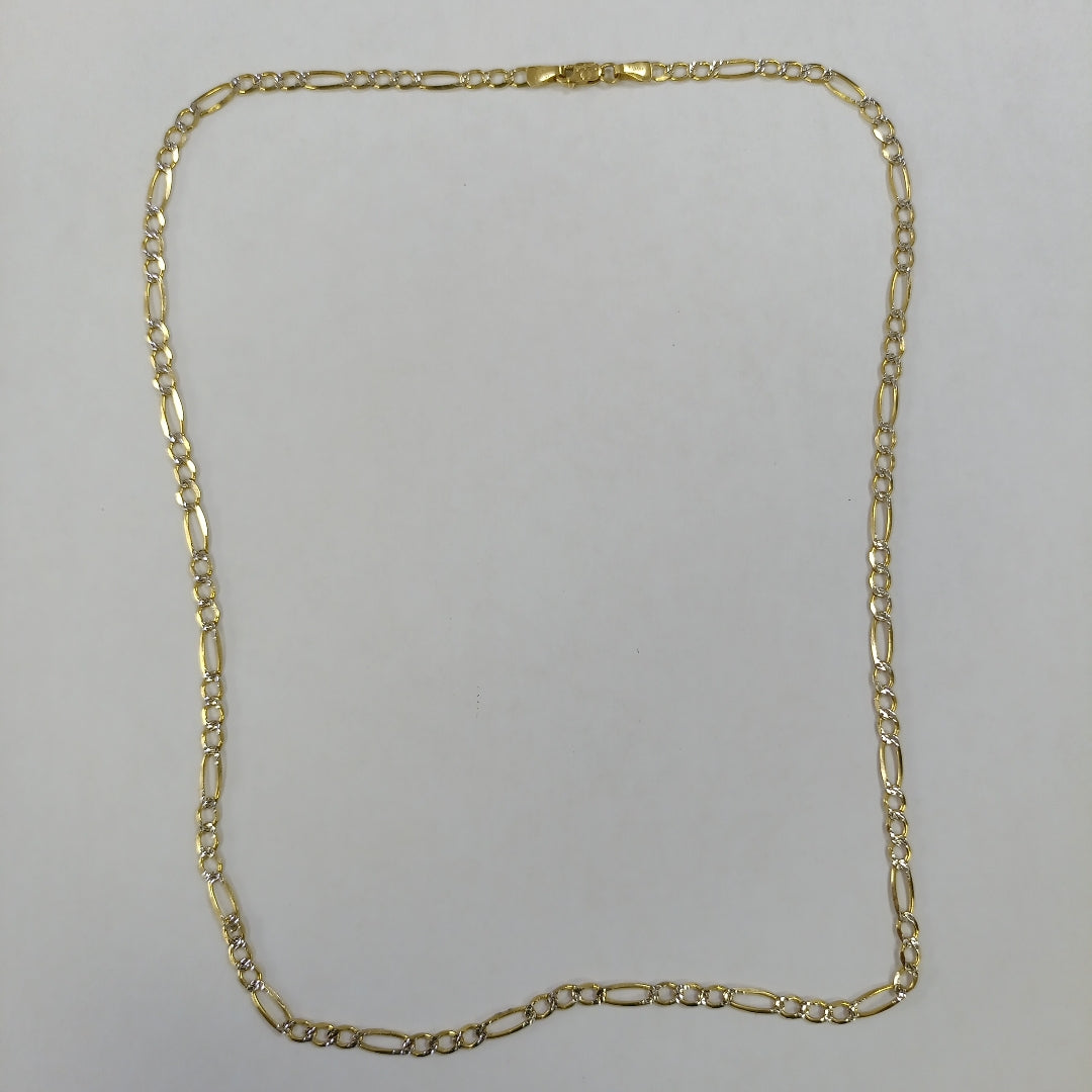 CADENAS CARTIER 3*1 DIAMANTADA ORO 14K 6.7 (NUEVO)