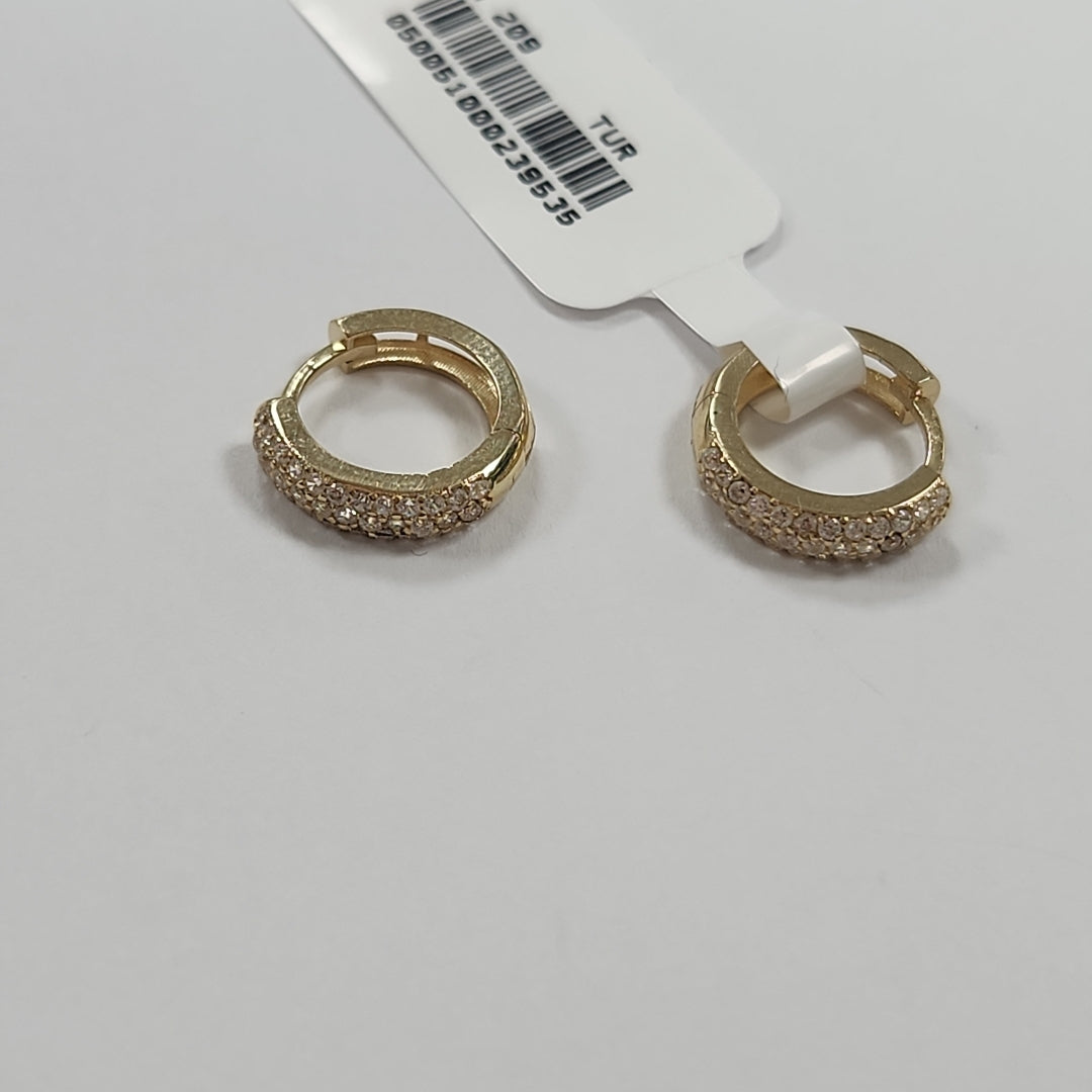 HUGGIES ORO 14K 2.1 (NUEVO)