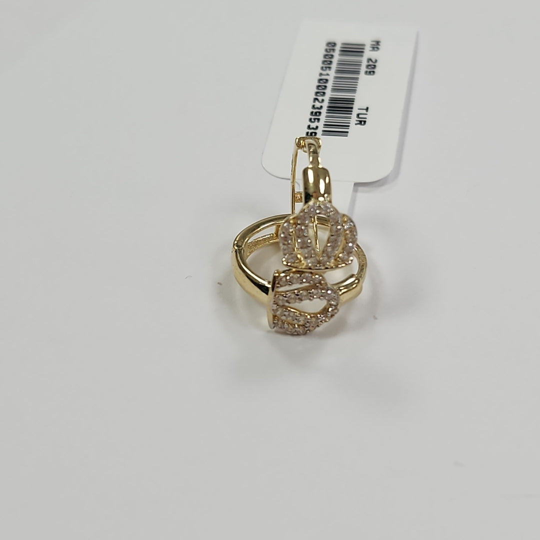 HUGGIES ORO 14K 2.1 (NUEVO)