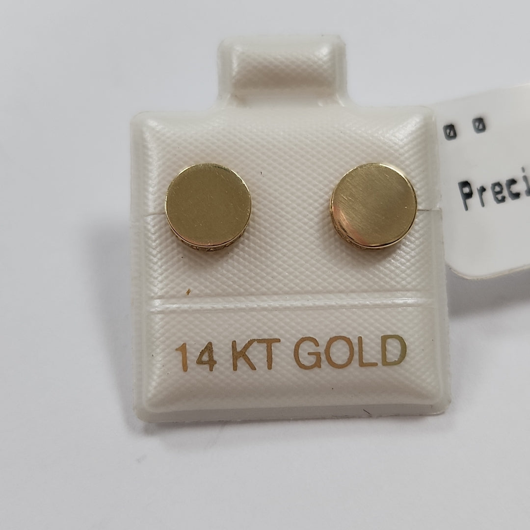 BROQUELES ORO 14K 1.3 (NUEVO)