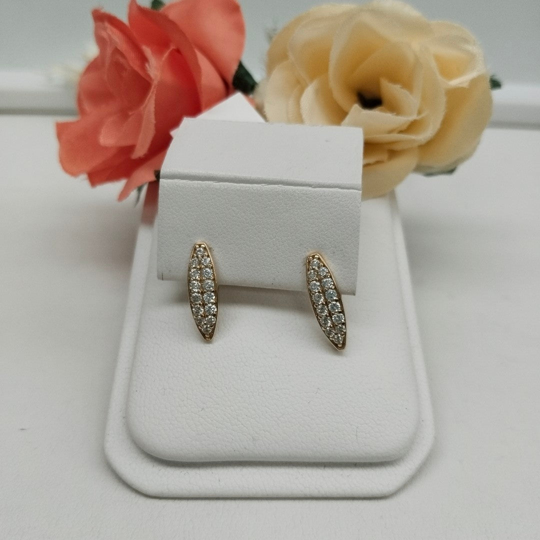 BROQUELES ORO 14K 1.8 (NUEVO)