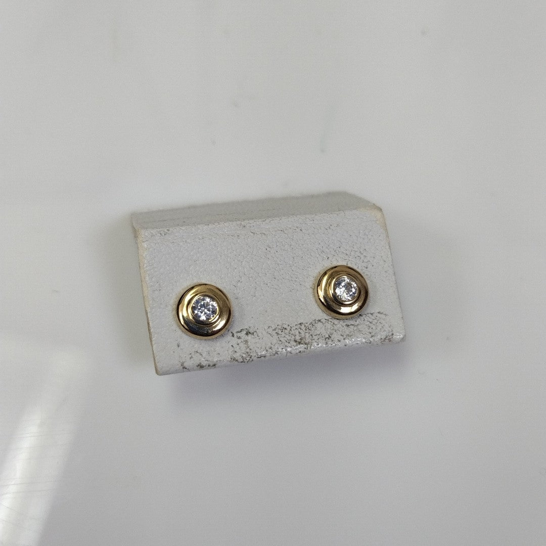 BROQUELES ORO 14K 1.2 (NUEVO)