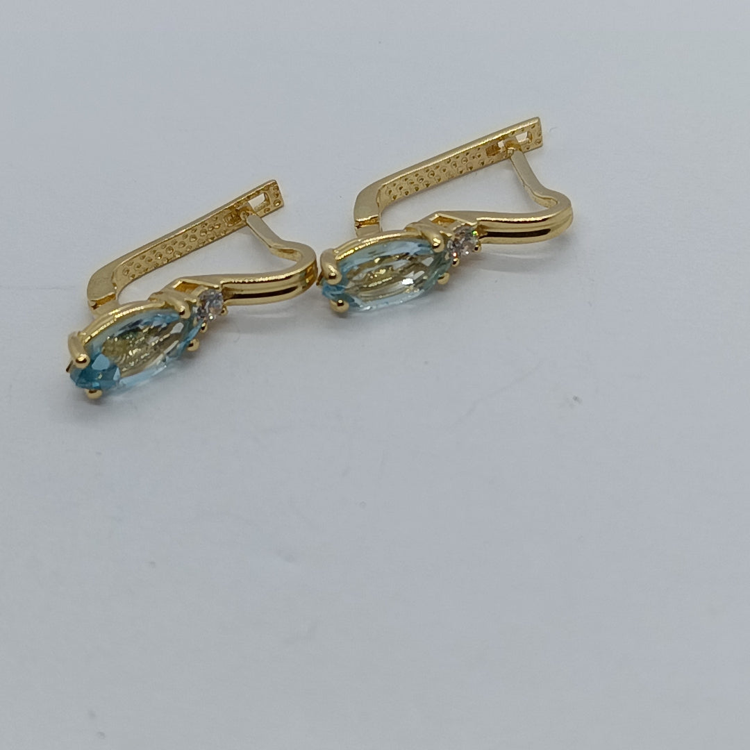 BROQUELES ORO 14K 3.7 (NUEVO)
