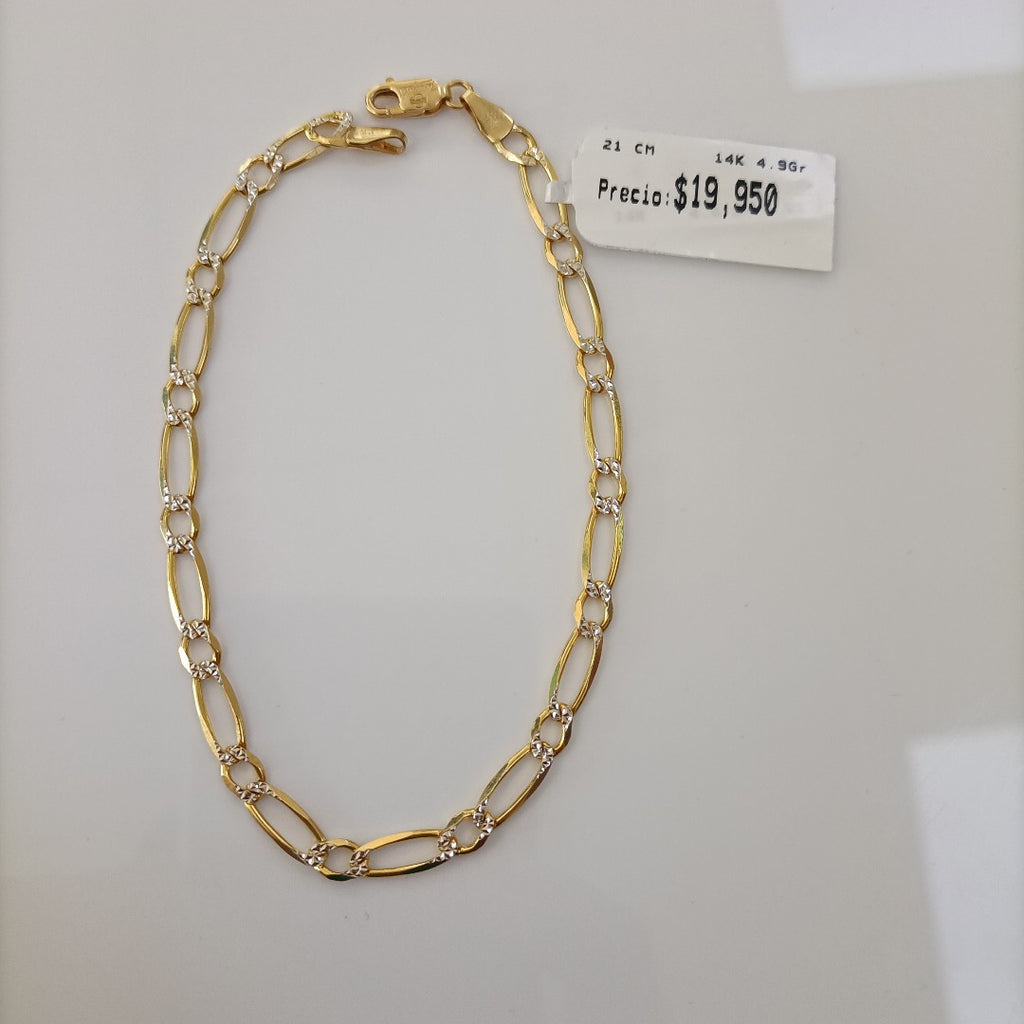 PULSERAS CABALLERO ORO 14K 4.9 (NUEVO)