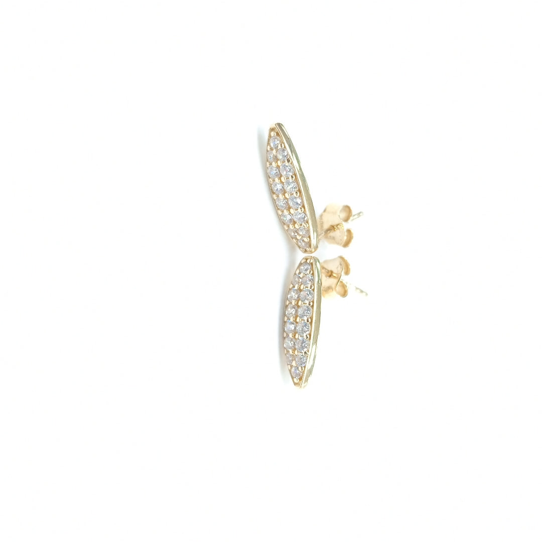 BROQUELES ORO 14K 1.8 (NUEVO)