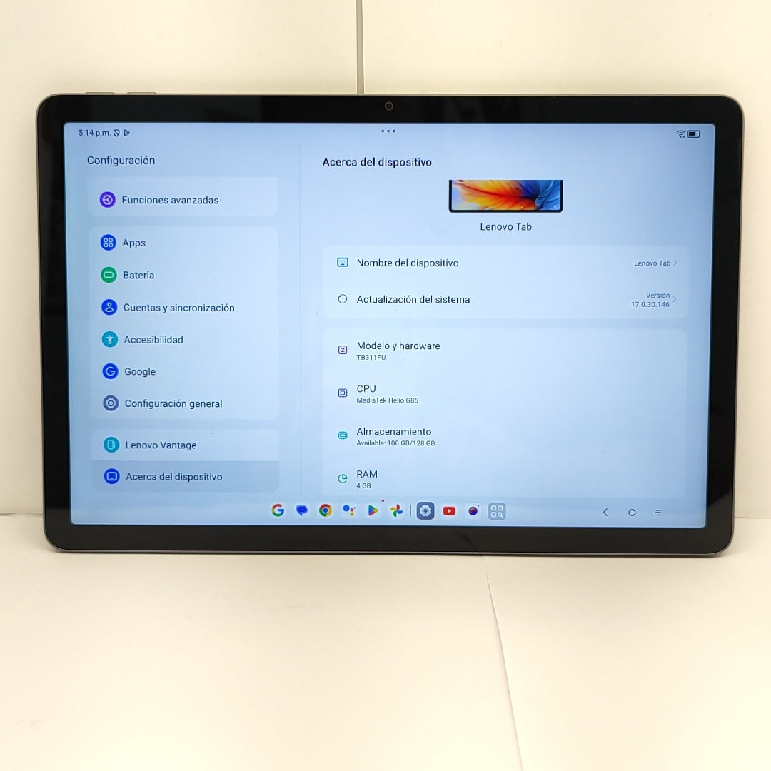 TABLETA LENOVO TB311FU (2025) 128 GB 4 GB RAM (SEMINUEVO)