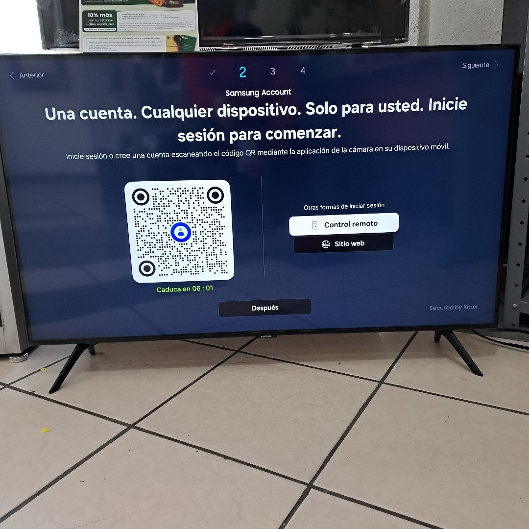 PANTALLA SAMSUNG UN43CU7010F (2023) 43" LED 4K (SEMINUEVO)