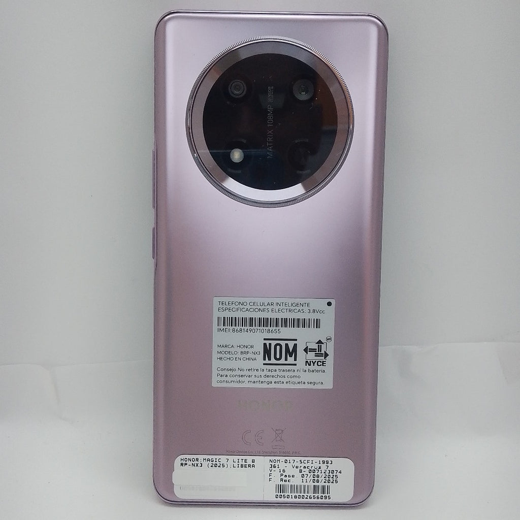 CELULAR HONOR MAGIC 7 LITE BRP-NX3 (2025) 512 GB 8 GB RAM
