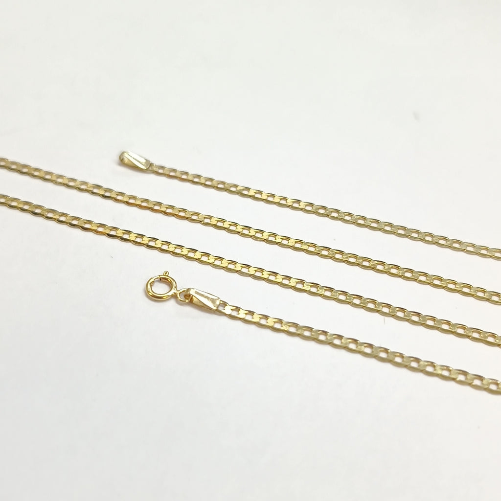 CADENAS BARBADA AMARILLA ORO 10K 3.2 (NUEVO)