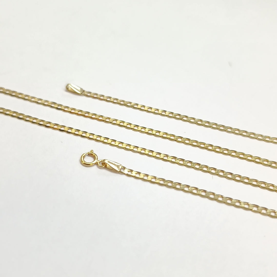 CADENAS BARBADA AMARILLA ORO 10K 3.2 (NUEVO)