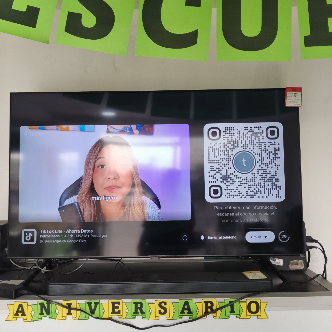 PANTALLA SAMSUNG QN55Q60TAF (2020) 55" QLED 4K (SEMINUEVO)