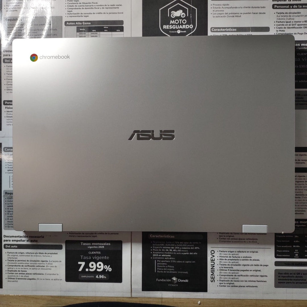 LAPTOP ASUS CHROMEBOOK CX1500CKA-IS88F-B (2022) 64 GB EMMC 4 GB RAM (SEMINUEVO)
