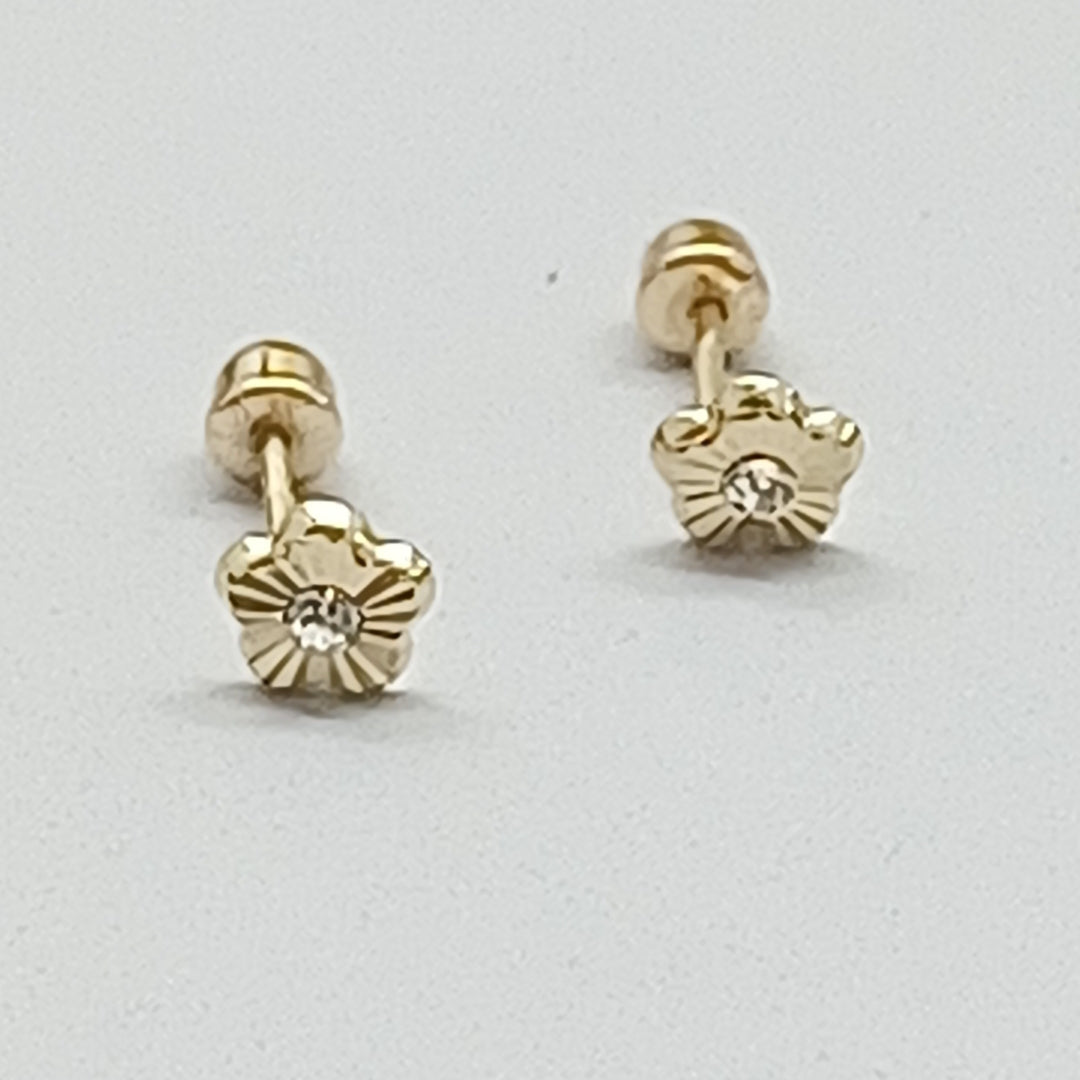 BROQUELES ORO 14K 1 (NUEVO)
