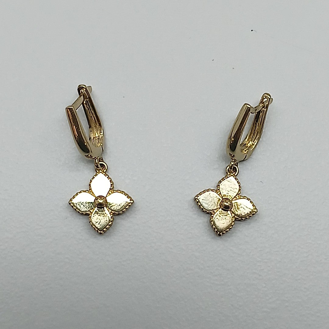 BROQUELES ORO 14K 3.2 (NUEVO)