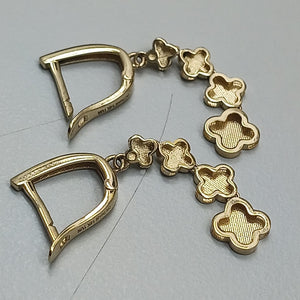 BROQUELES ORO 14K 3.9 (NUEVO)