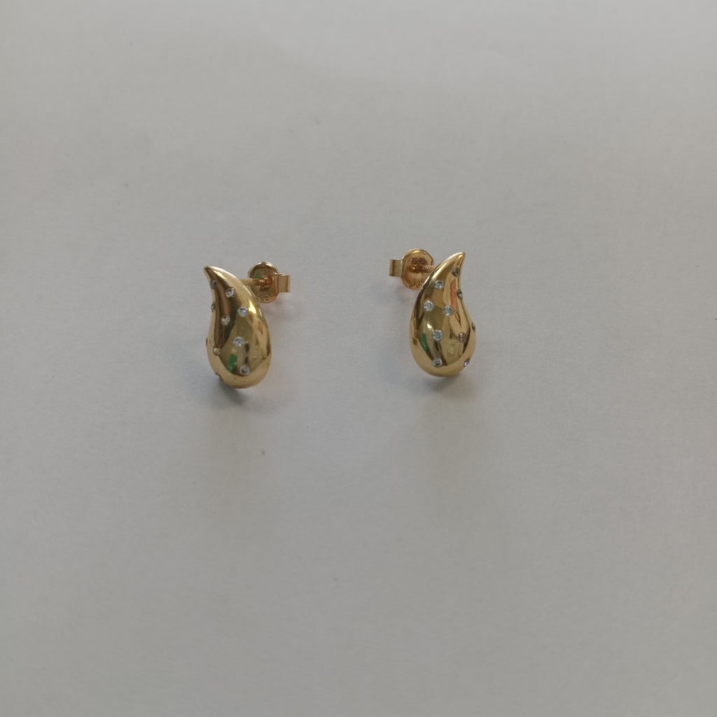 BROQUELES ORO 14K 2 (NUEVO)