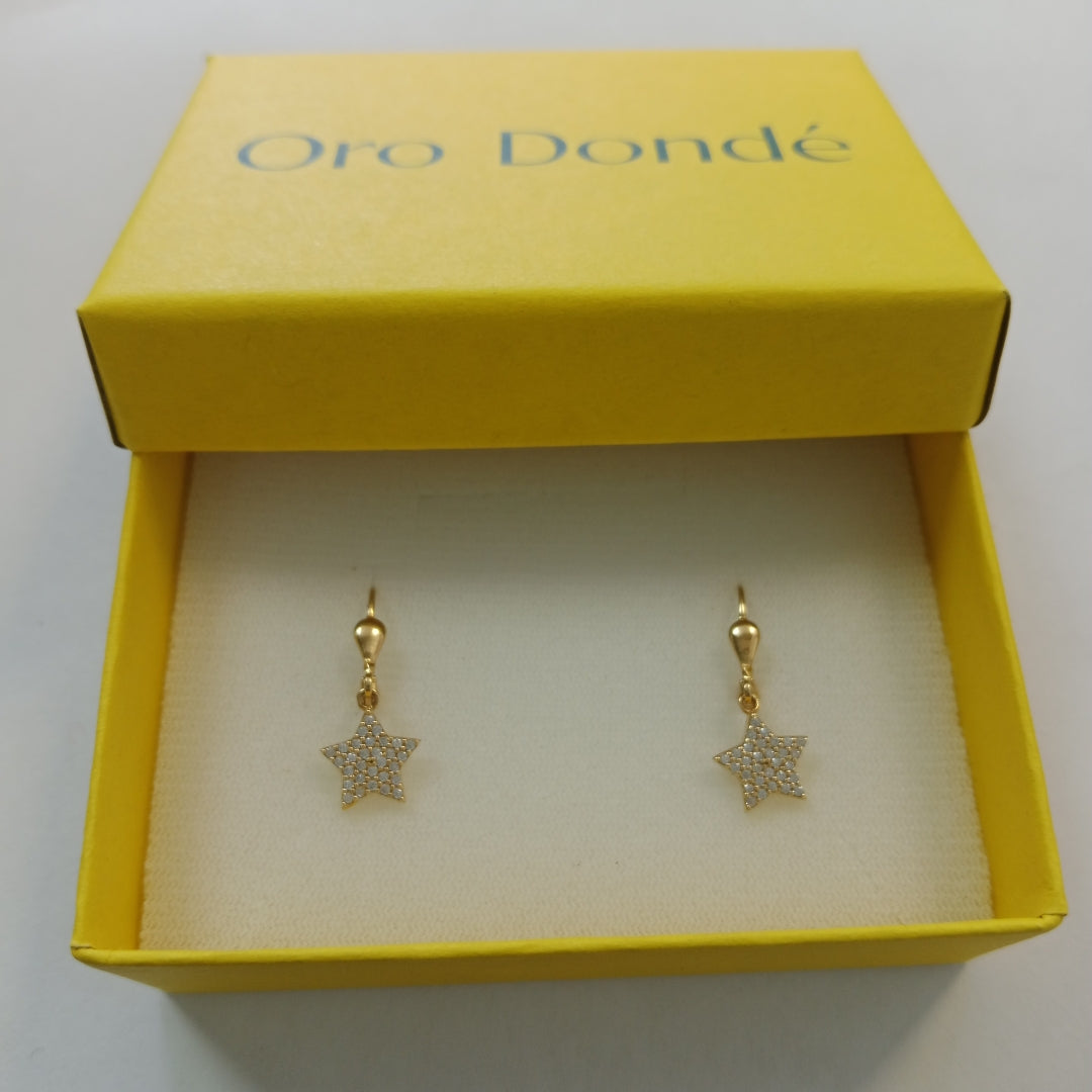 BROQUELES ORO 14K 1.9 (NUEVO)