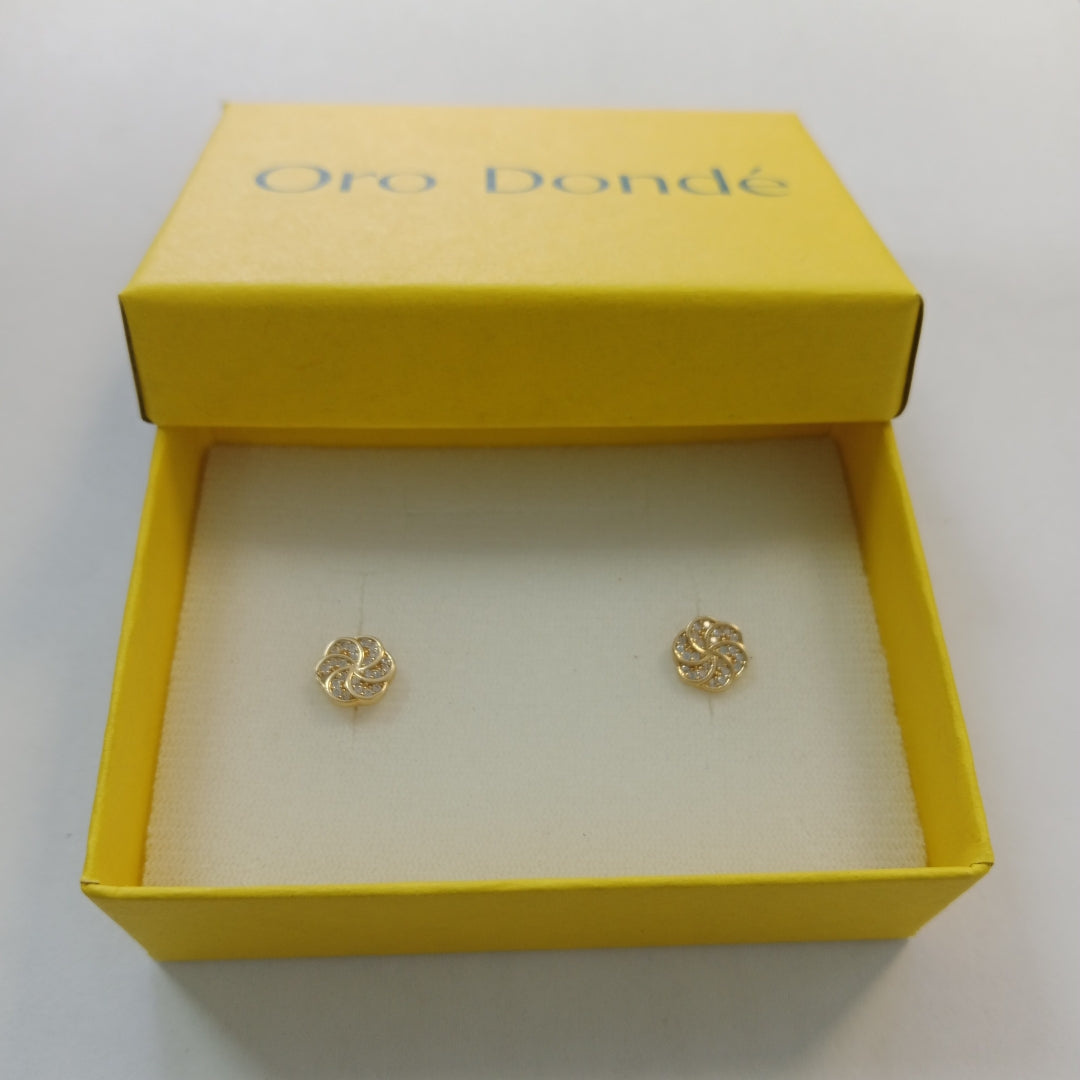 BROQUELES ORO 14K 1.6 (NUEVO)