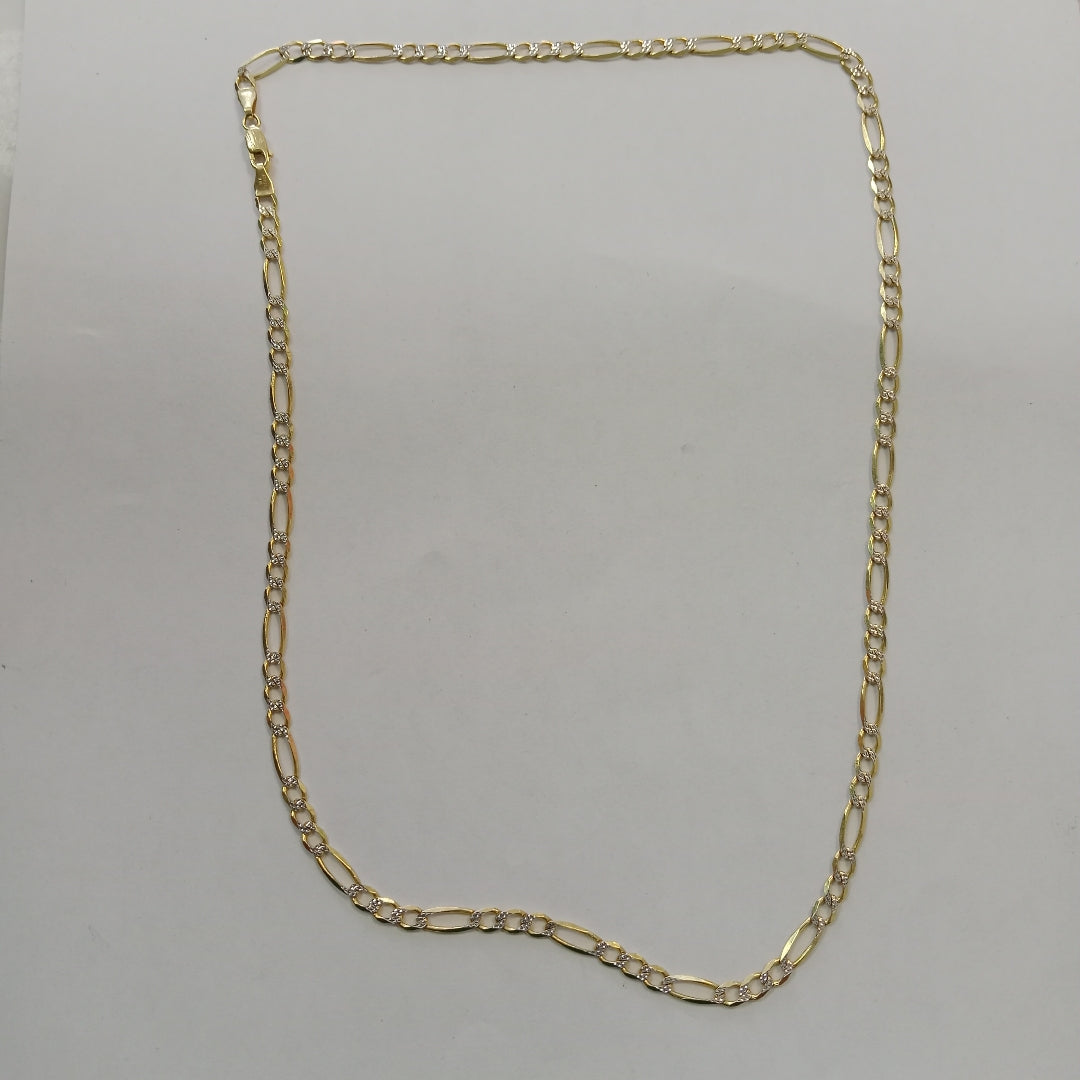 CADENAS CARTIER 3*1 DIAMANTADA ORO 10K 10 (NUEVO)