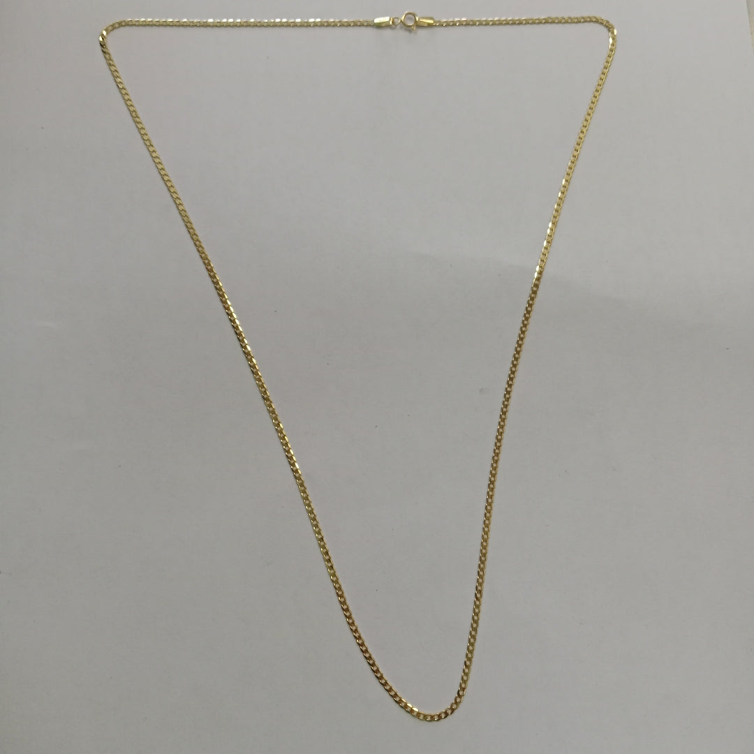 CADENAS BARBADA AMARILLA ORO 14K 3.2 (NUEVO)