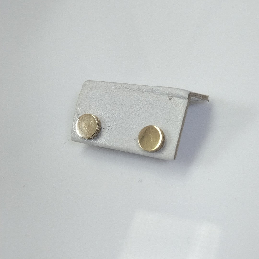 BROQUELES ORO 14K 1.5 (NUEVO)