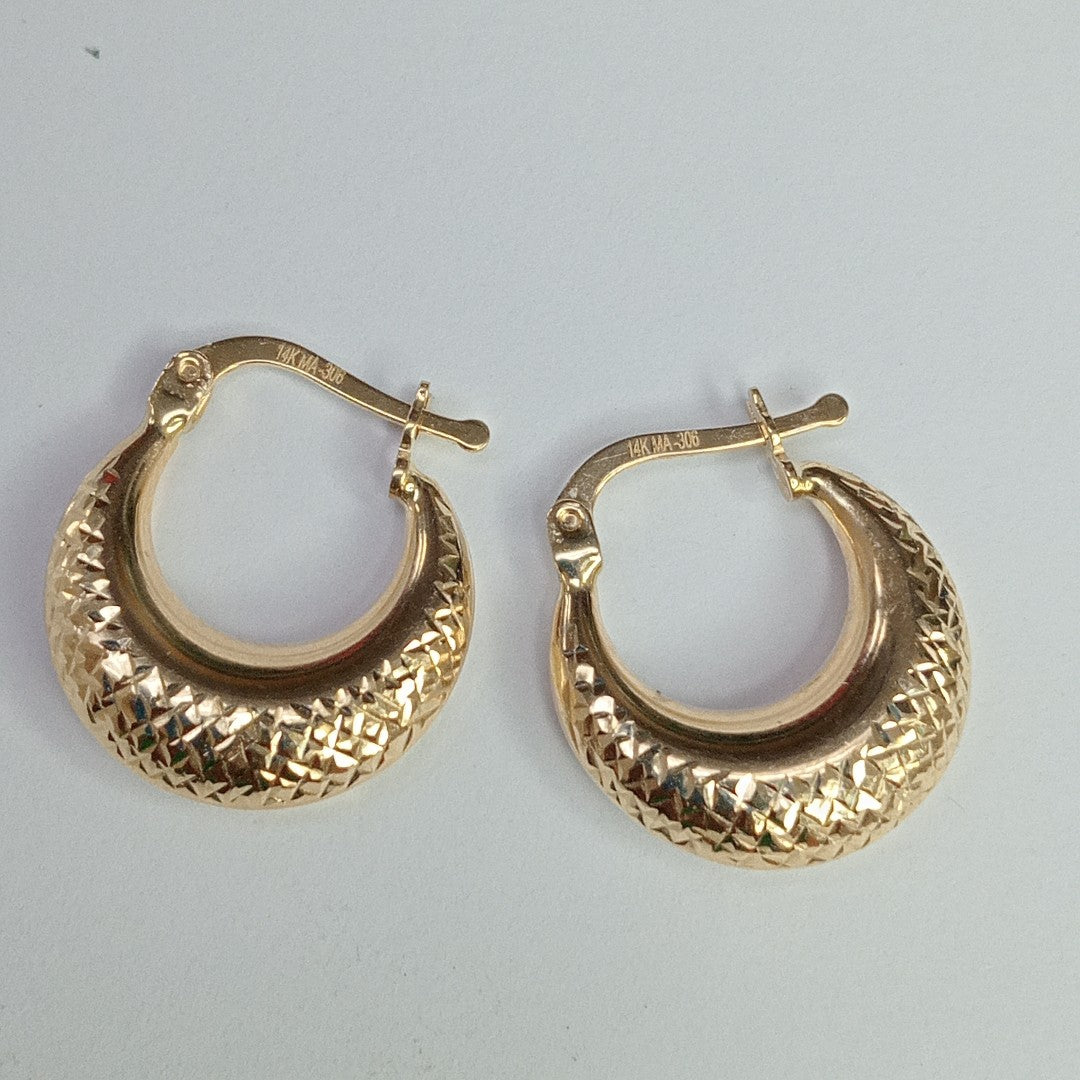 ARRACADAS ORO 14K 1.9 (NUEVO)
