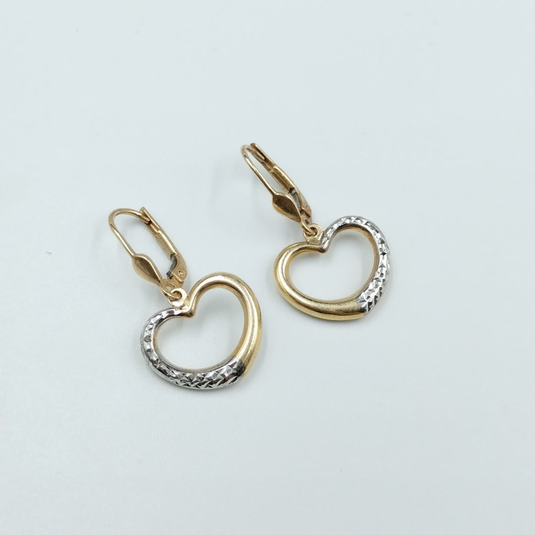 BROQUELES ORO 14K 2.3 (NUEVO)