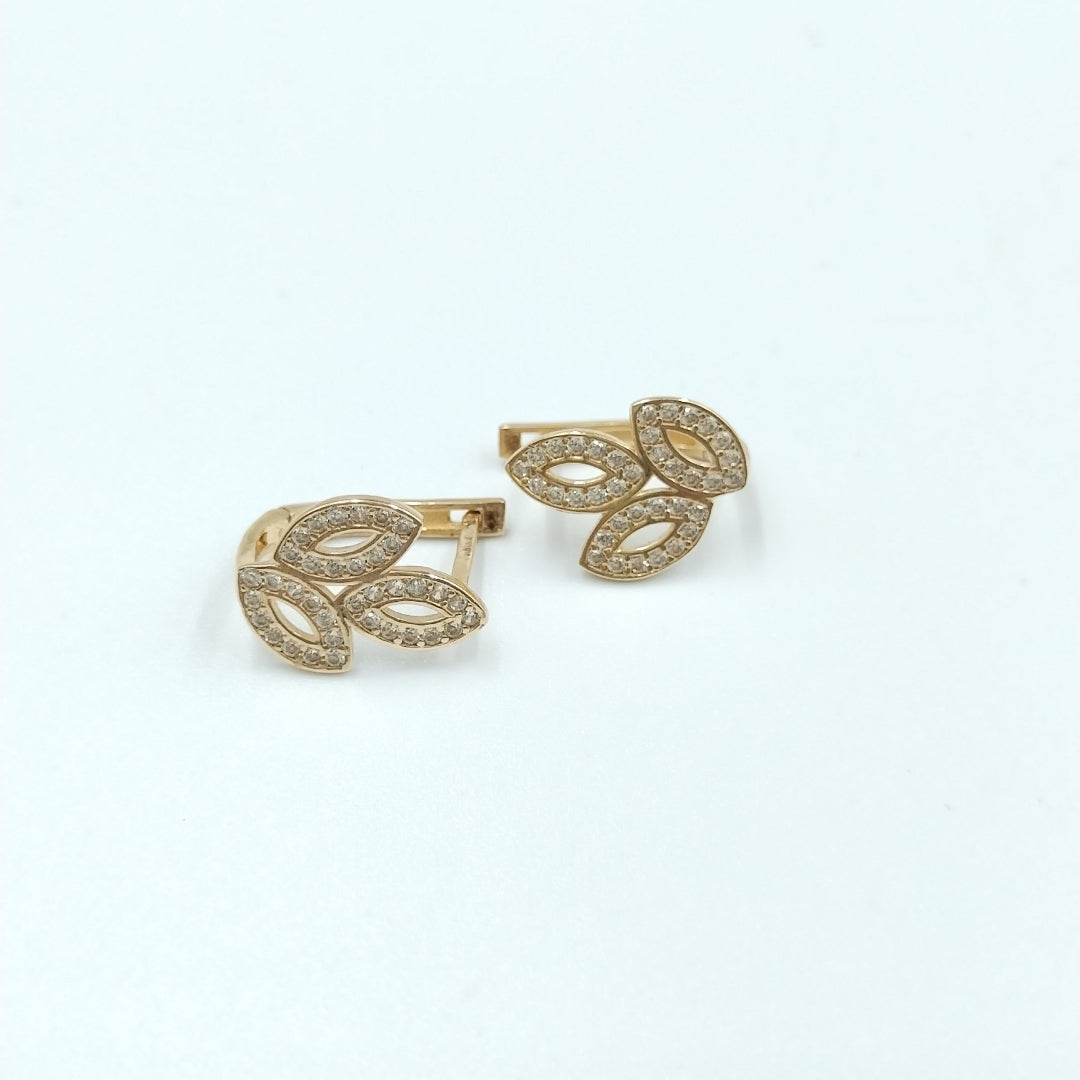 BROQUELES ORO 14K 2.4 (NUEVO)