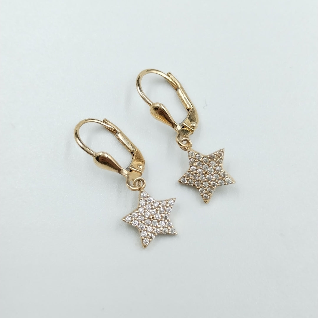 BROQUELES ORO 14K 1.9 (NUEVO)
