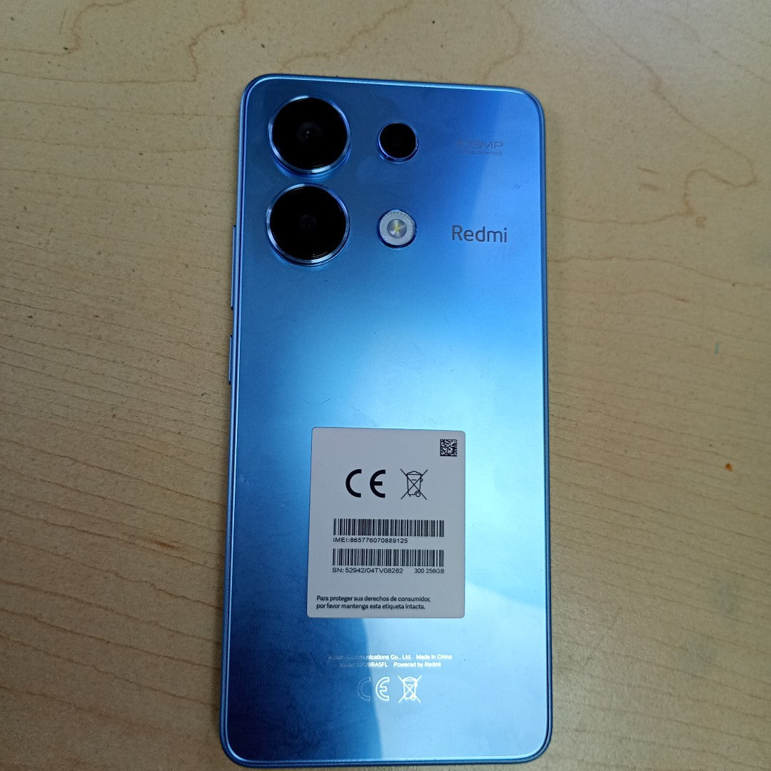 CELULAR XIAOMI REDMI NOTE 13 23129RA5FL (2024) 256 GB 8 GB RAM (SEMINUEVO)