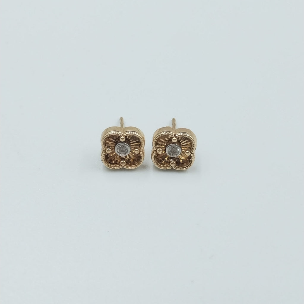 BROQUELES ORO 14K 1.7 (NUEVO)