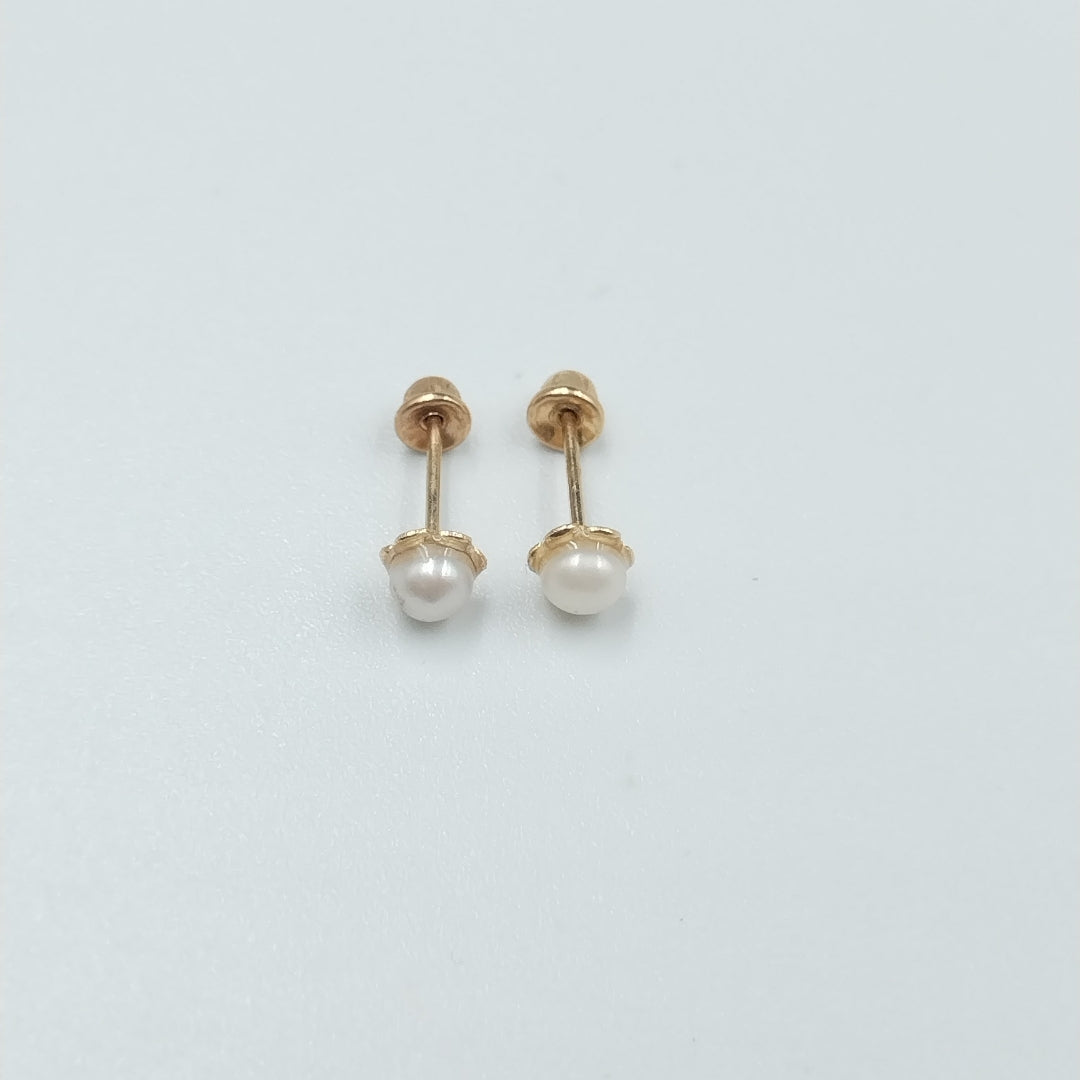 BROQUELES ORO 14K 1 (NUEVO)
