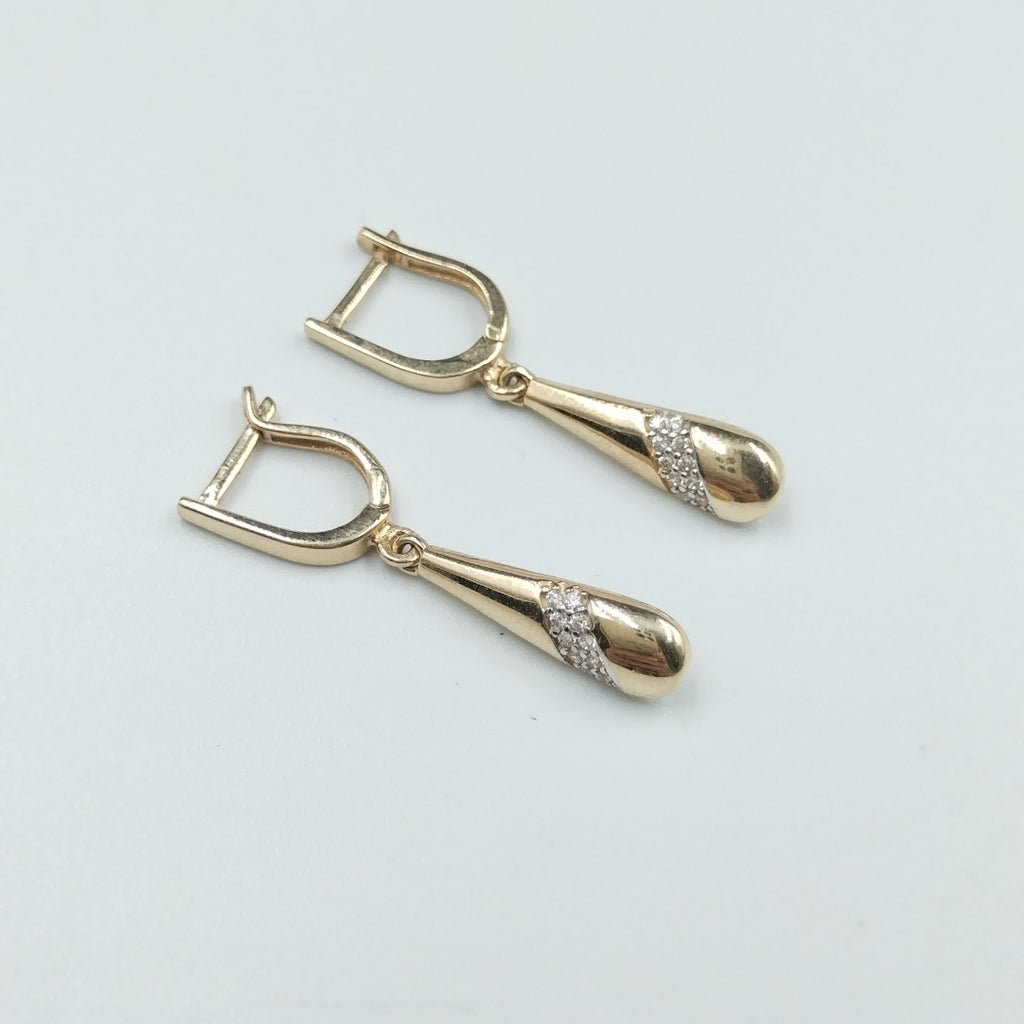 BROQUELES ORO 14K 2.5 (NUEVO)