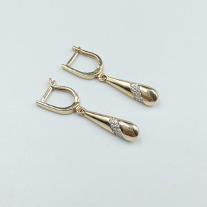 BROQUELES ORO 14K 2.5 (NUEVO)