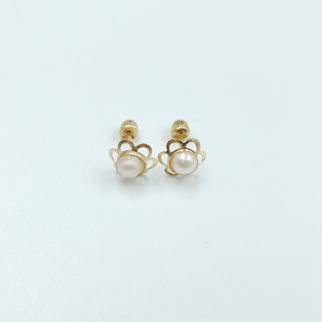 BROQUELES ORO 14K 1 (NUEVO)