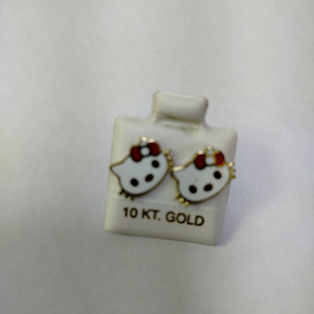 BROQUELES ORO 10K 2 (NUEVO)