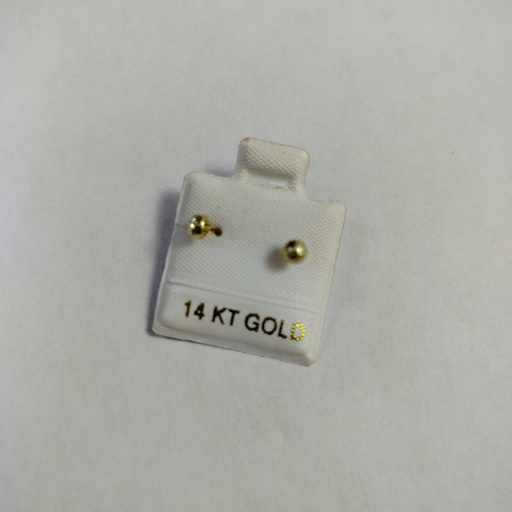 BROQUELES ORO 14K 1 (NUEVO)