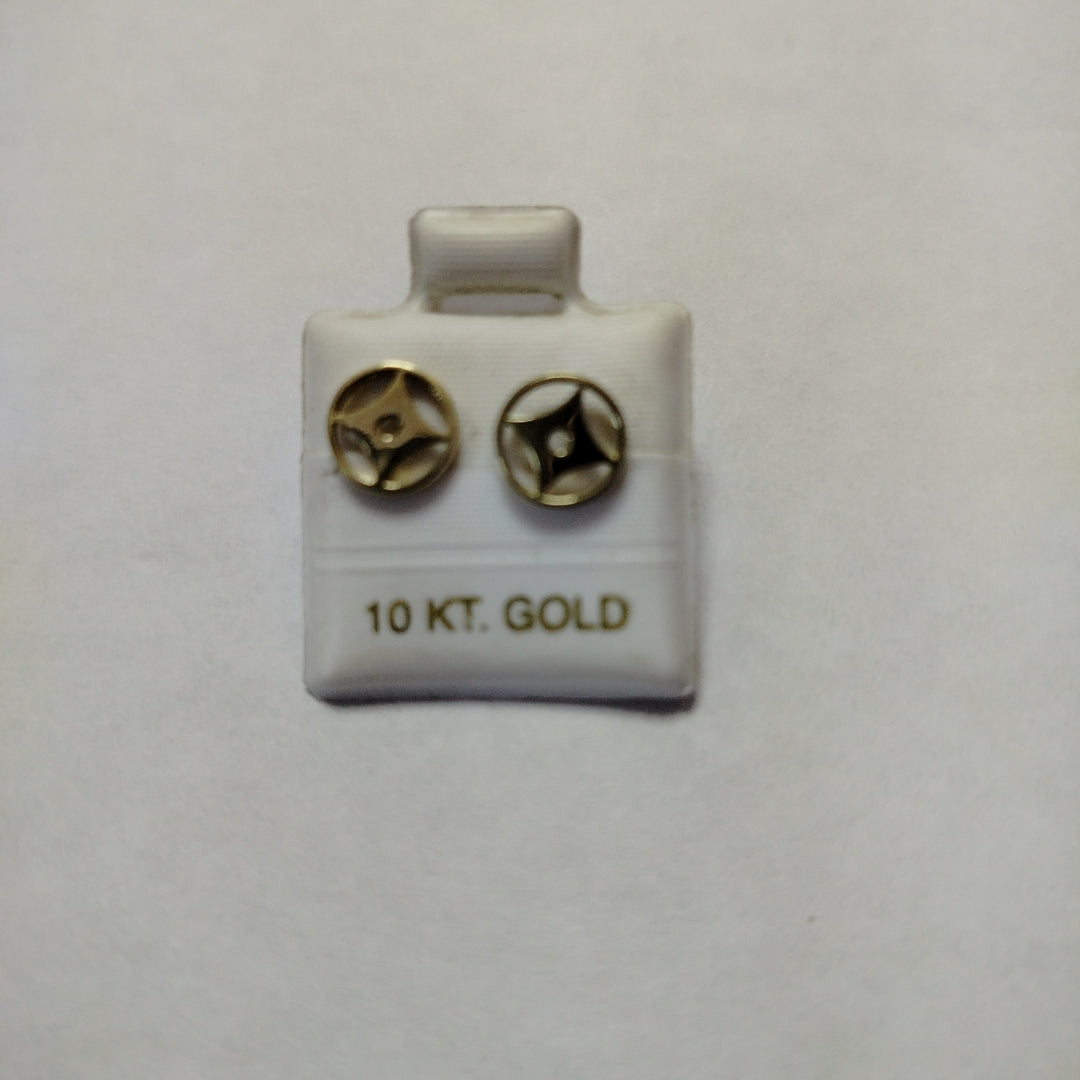 BROQUELES ORO 10K 1 (NUEVO)