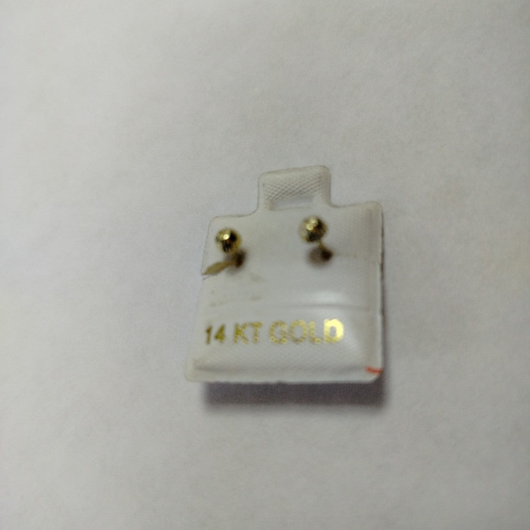 BROQUELES ORO 14K 1 (NUEVO)