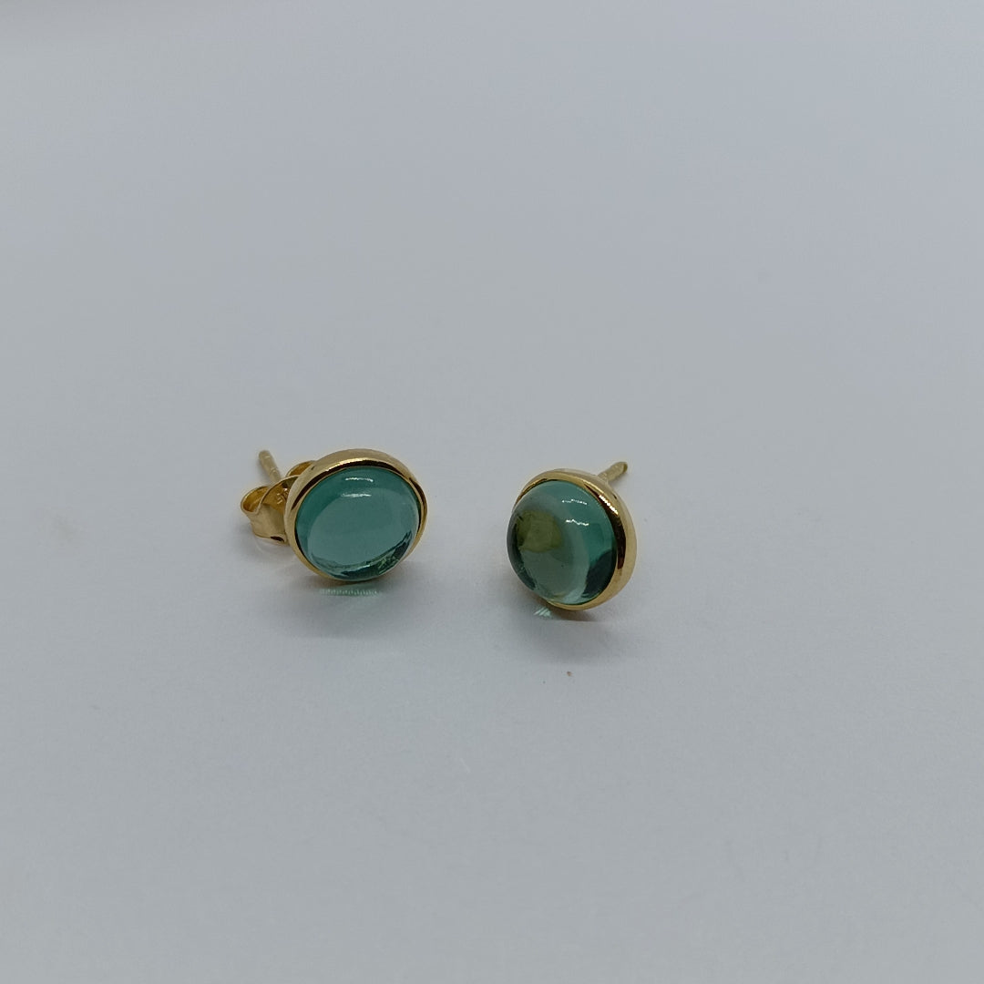 BROQUELES ORO 14K 2.1 (NUEVO)