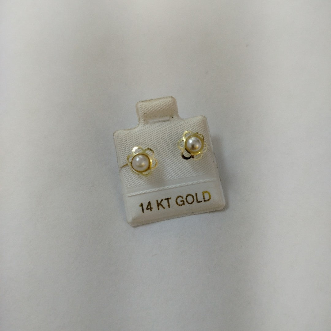 BROQUELES ORO 14K 1 (NUEVO)