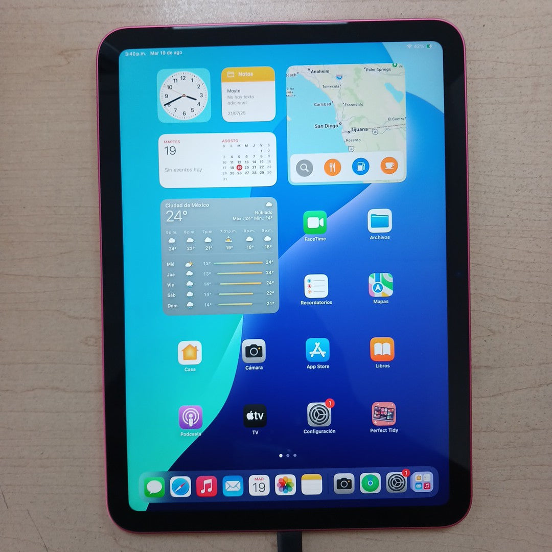 TABLETA APPLE IPAD 10 A2696 64 GB 4 GB RAM (SEMINUEVO)